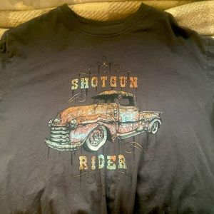 American Highway T-Shirt with tie in front